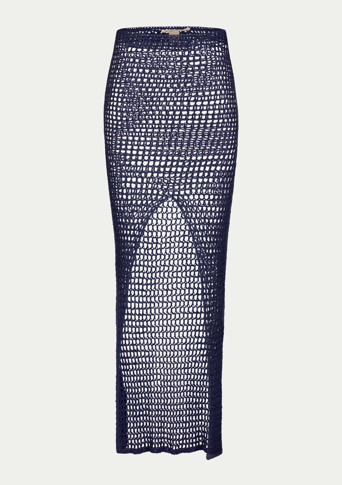 Ръчно плетена пола PAOLA SKIRT NAVY BLUE