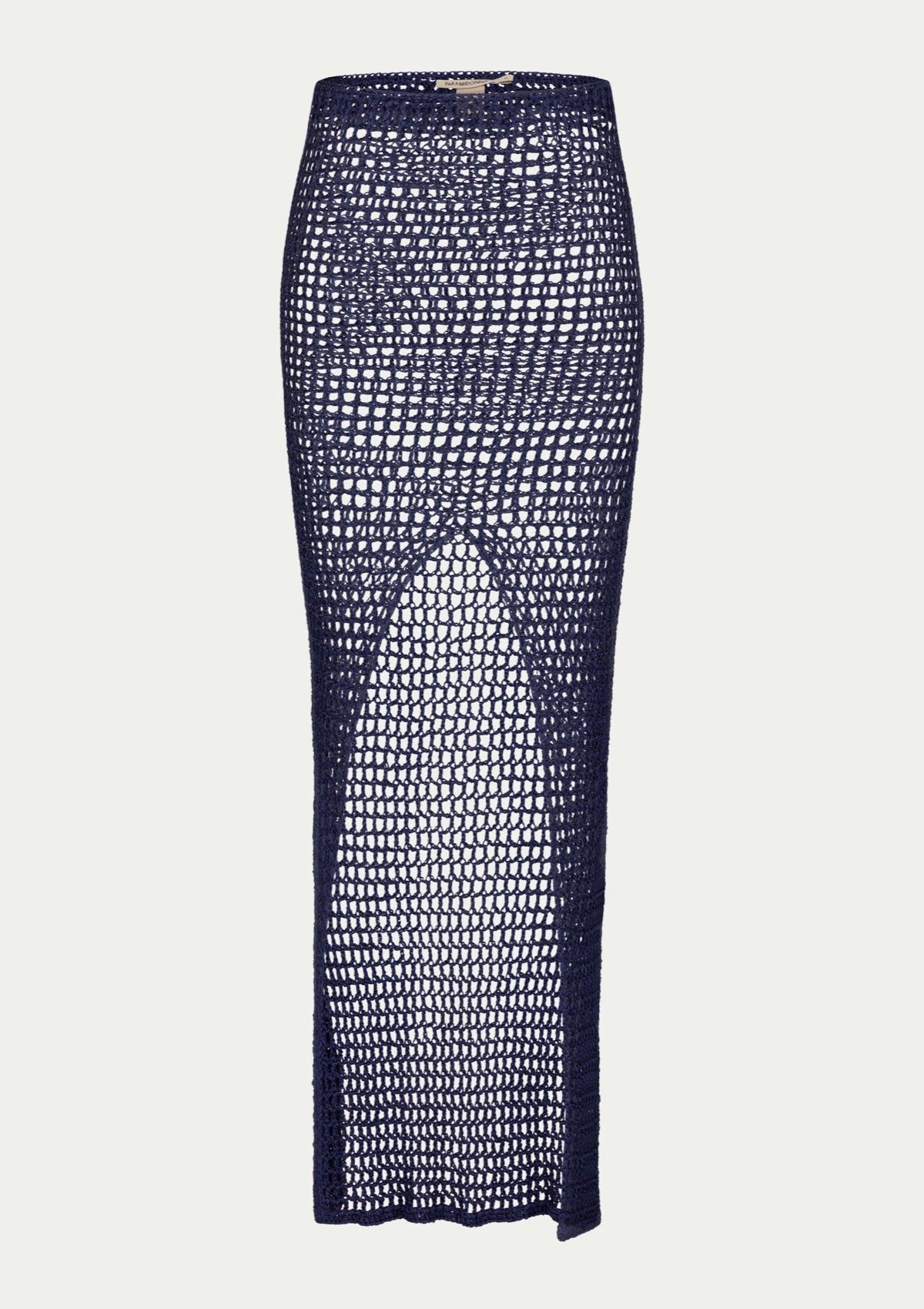 Ръчно плетена пола PAOLA SKIRT NAVY BLUE