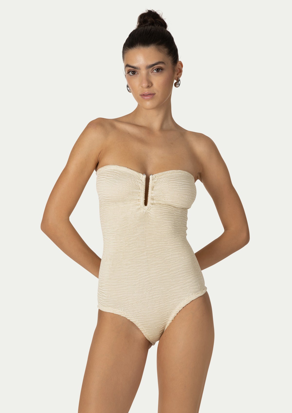 Цял бански FRIDA IVORY