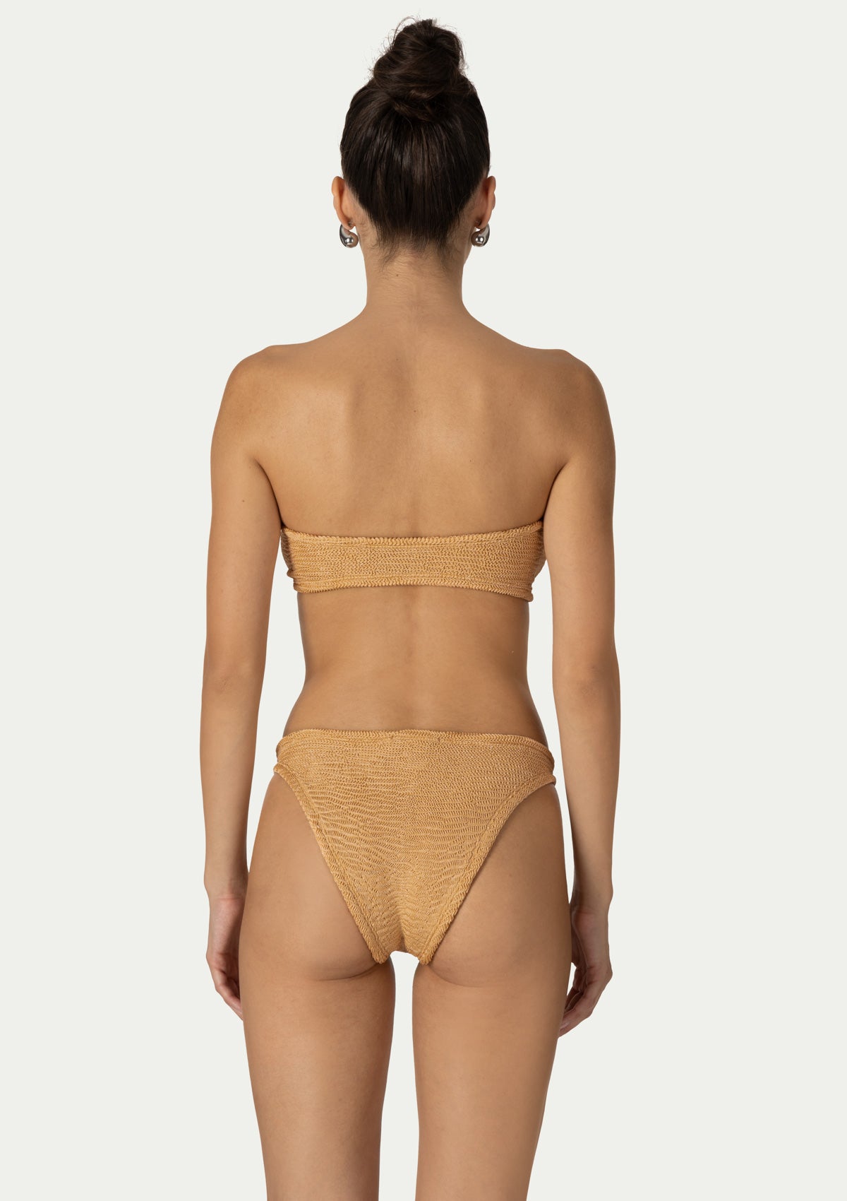 Половинки бански FRIDA PEACH LUREX