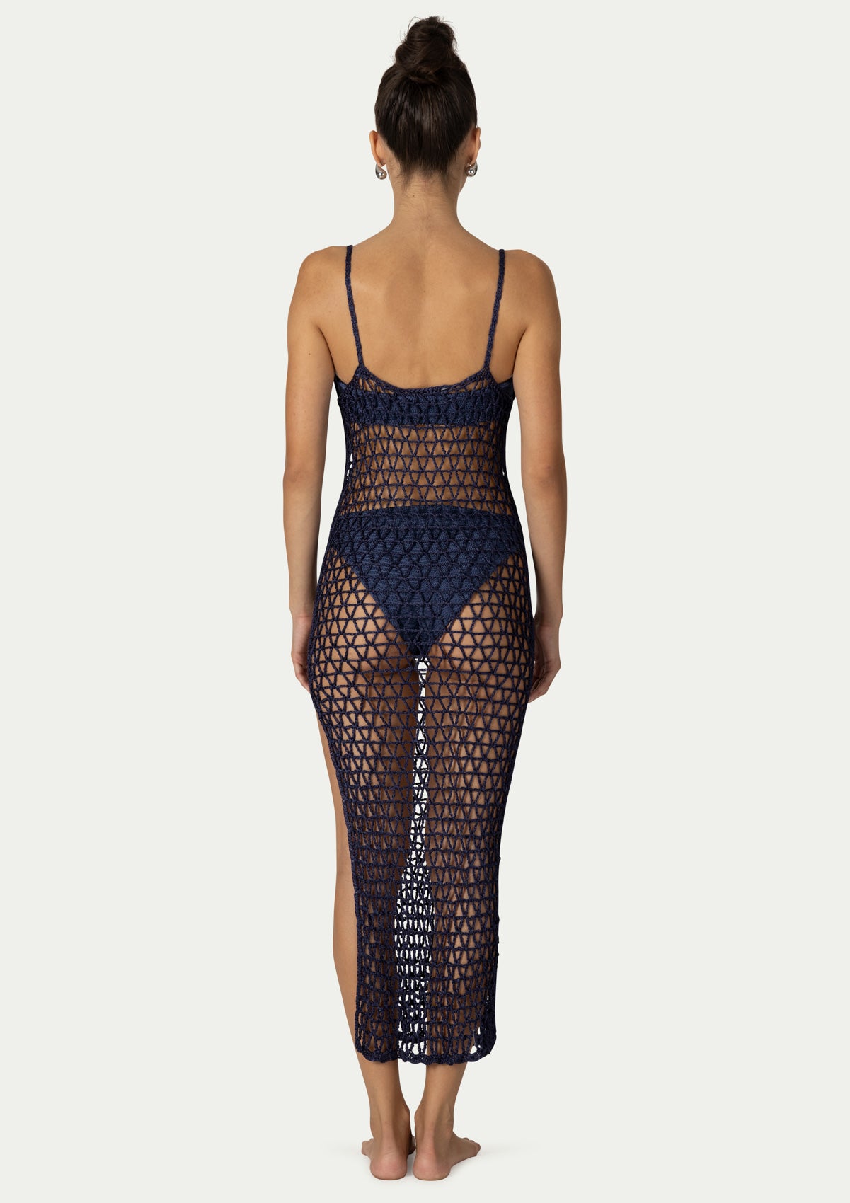 Ръчно плетена рокля GIGI NAVY BLUE