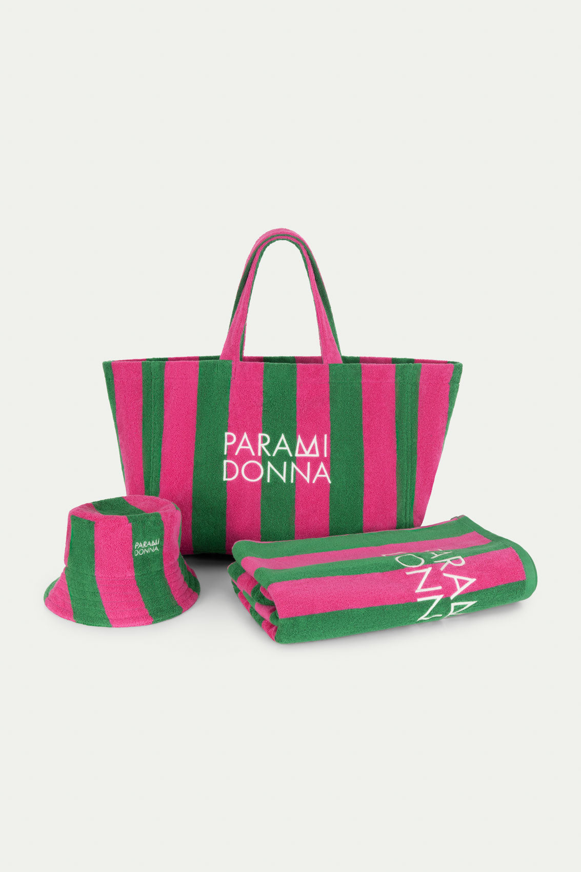 Голяма чанта на райета Emerald/Fuchsia