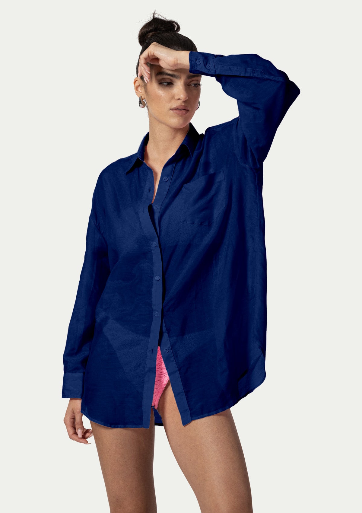 Плажна риза JADE NAVY BLUE