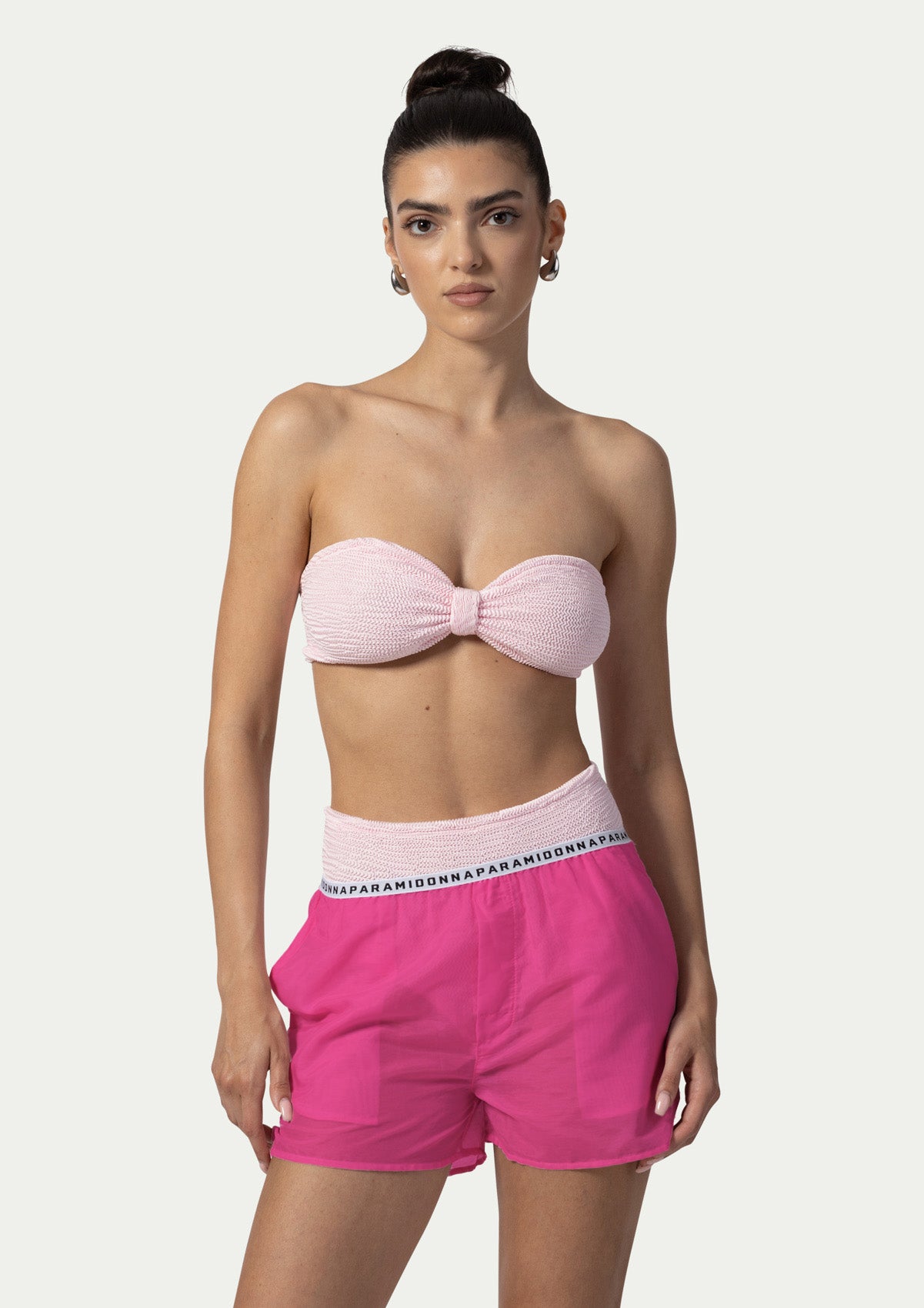 Къси плажни панталонки TESSA FUCHSIA