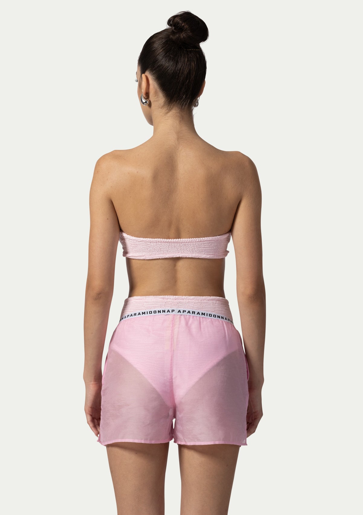 Къси плажни панталонки TESSA PINK