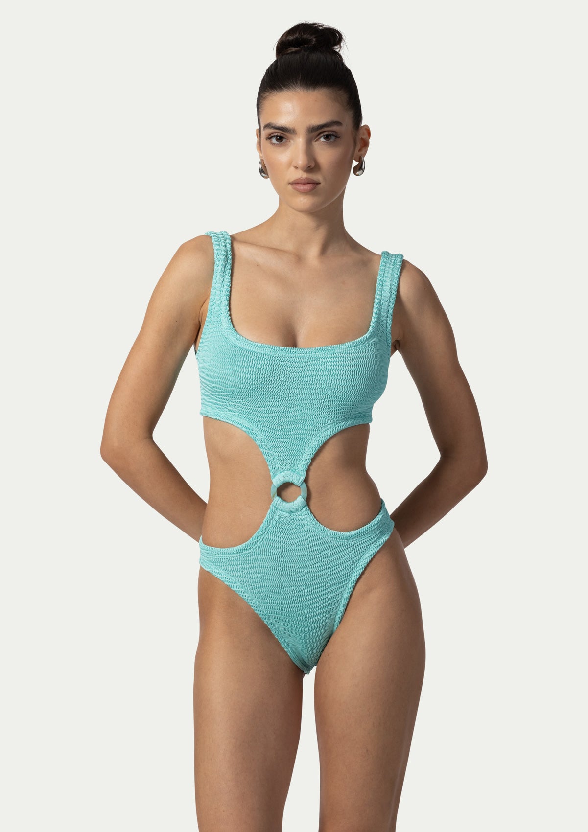 Цял бански OLIVIA AQUAMARINE