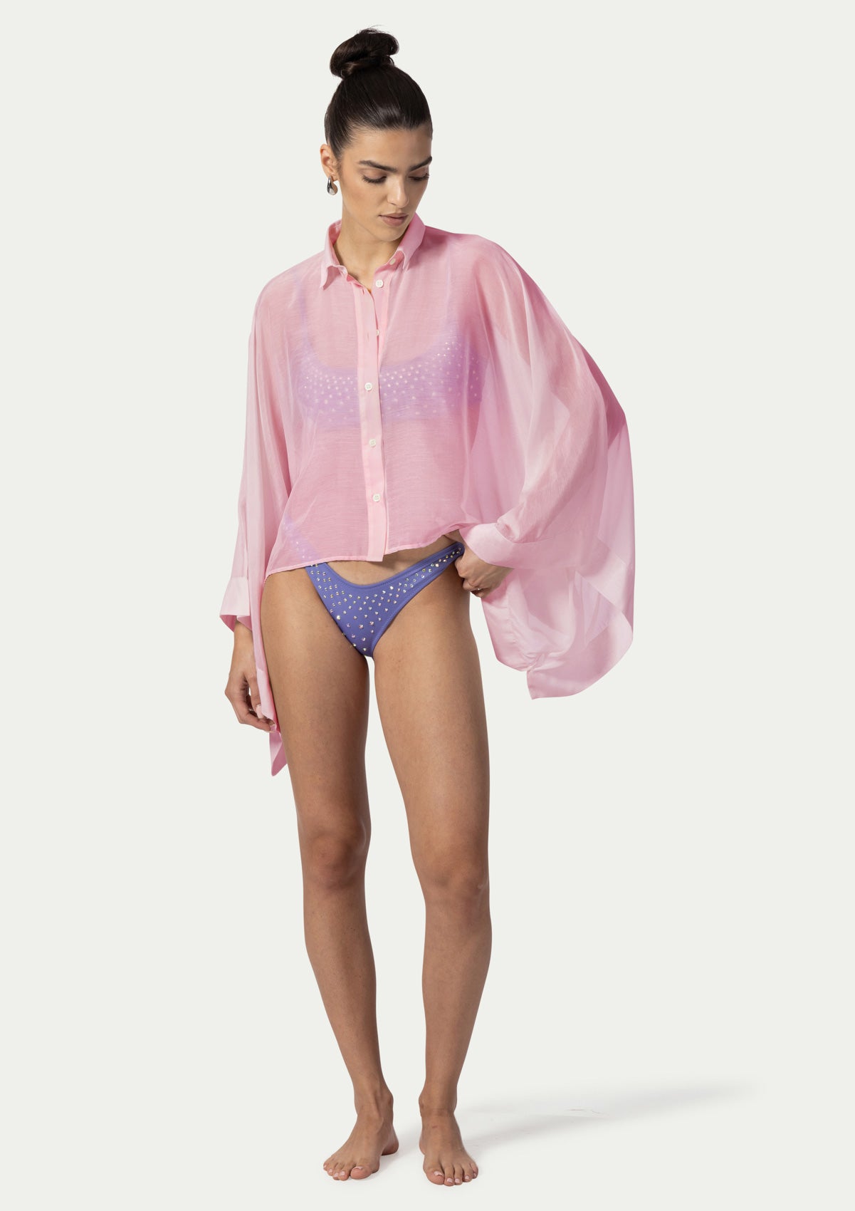 Плажно кимоно MARINA PINK