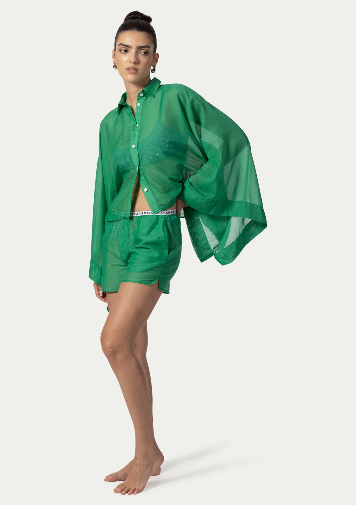 Плажно кимоно MARINA EMERALD