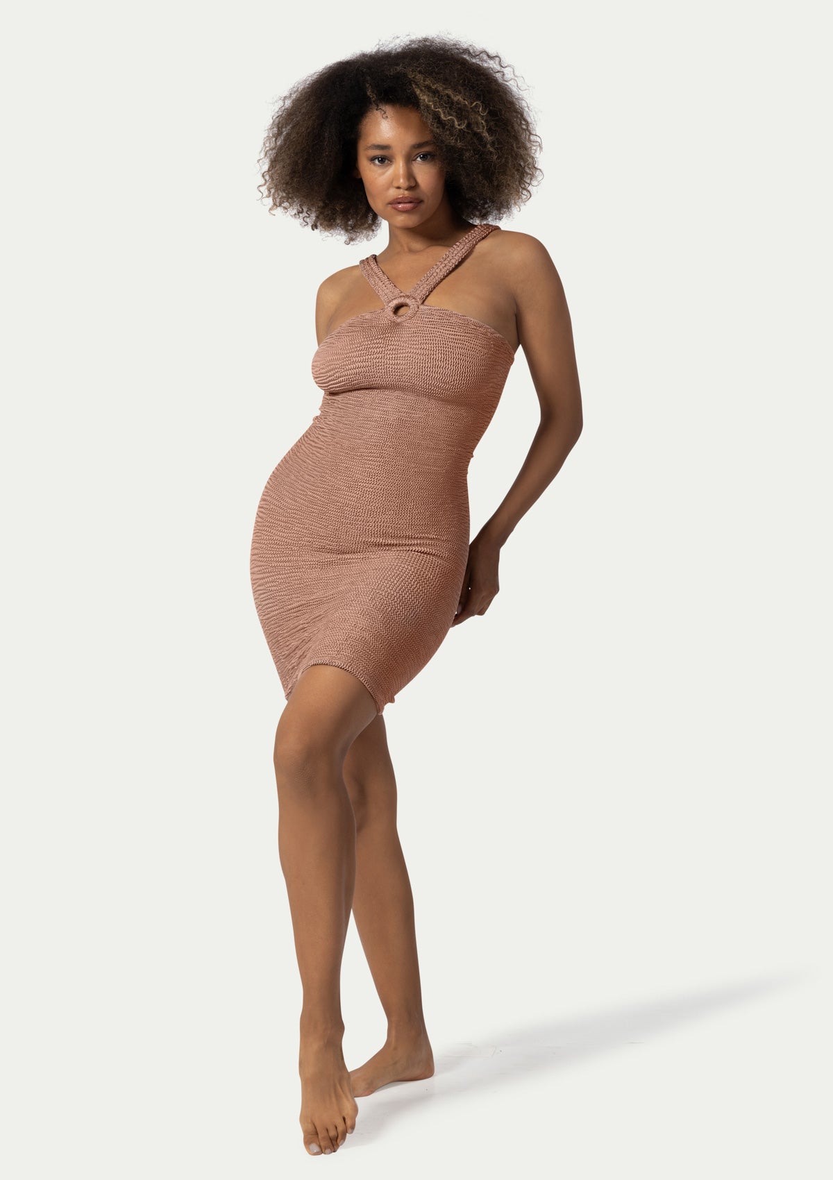 РОКЛЯ DACOTA ROSE BEIGE
