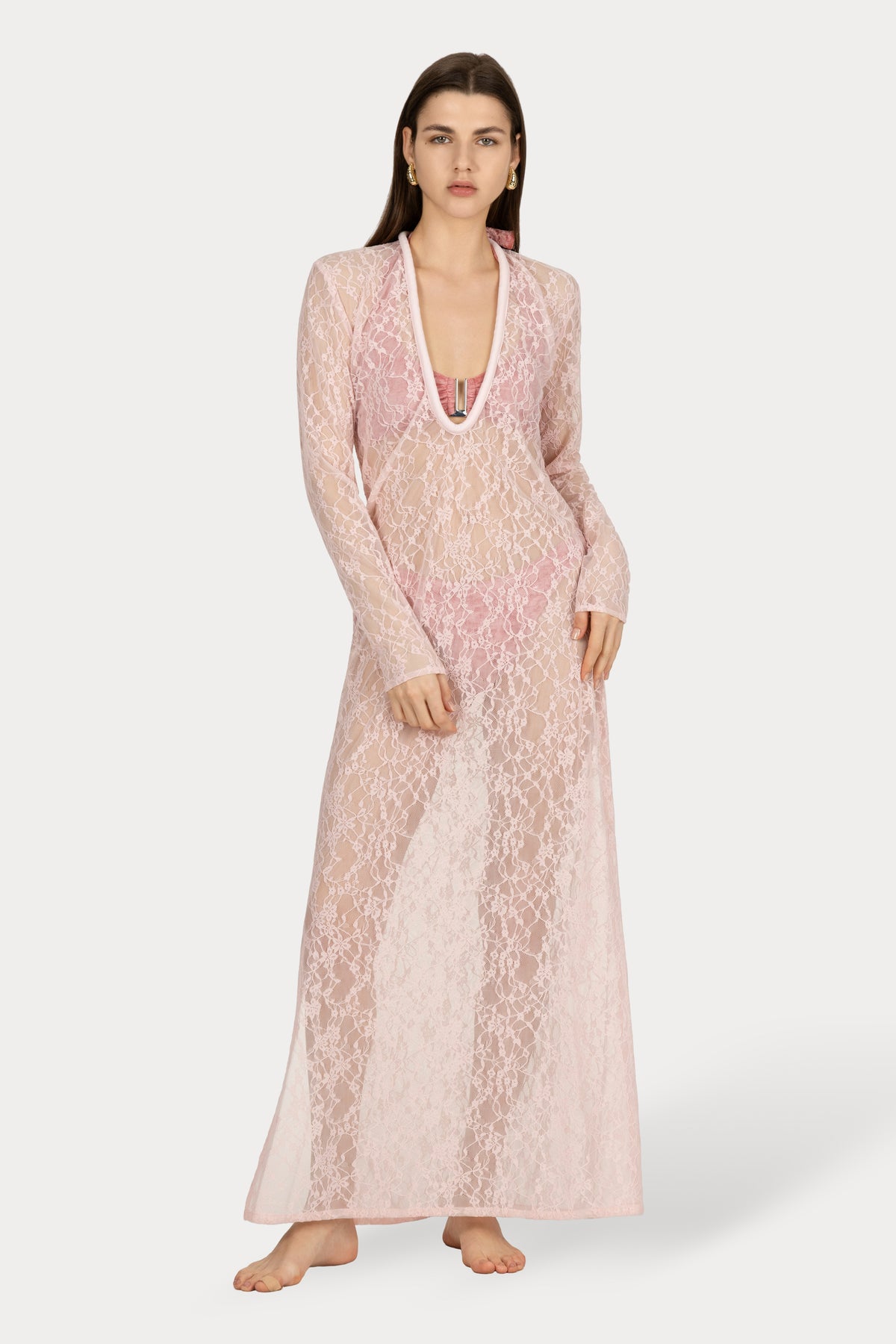 РОКЛЯ ALBA Baby pink lace