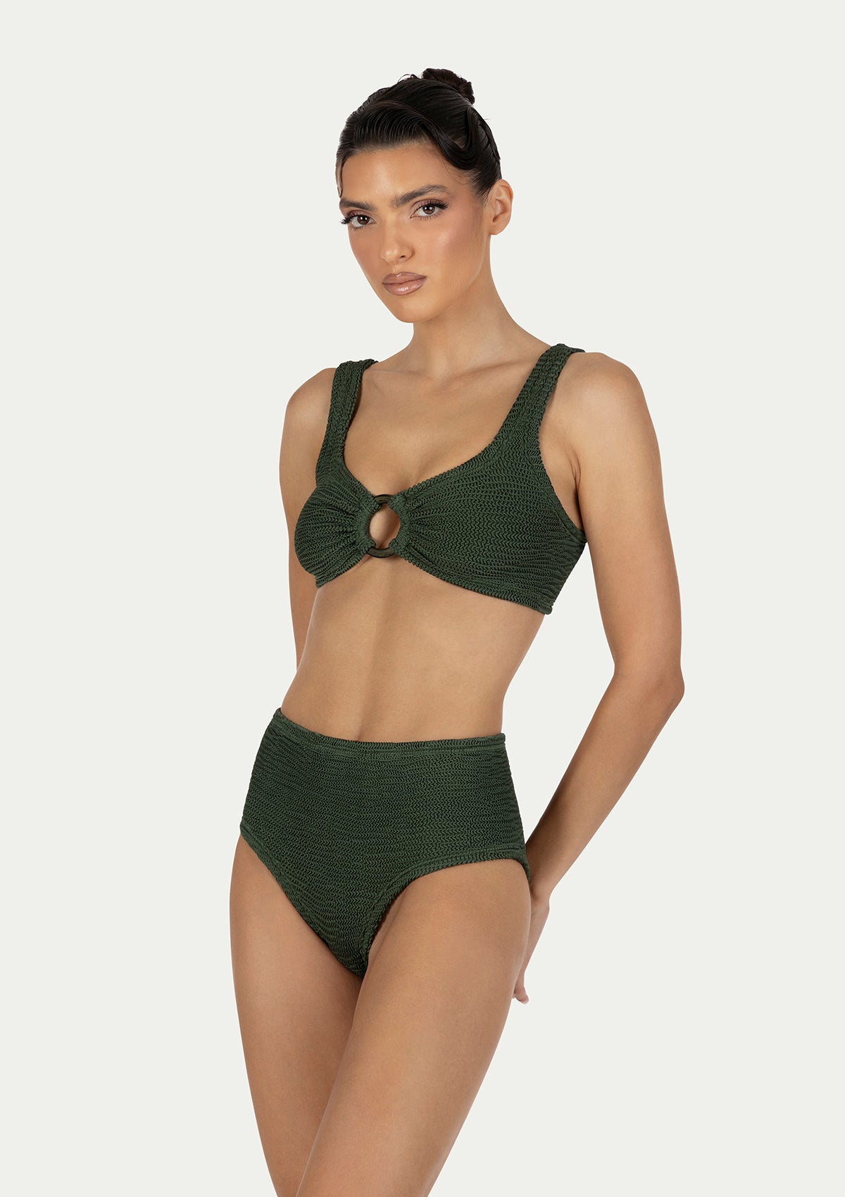 ПОЛОВИНКИ БАНСКИ С ВИСОКА ТАЛИЯ IRINA FOREST GREEN