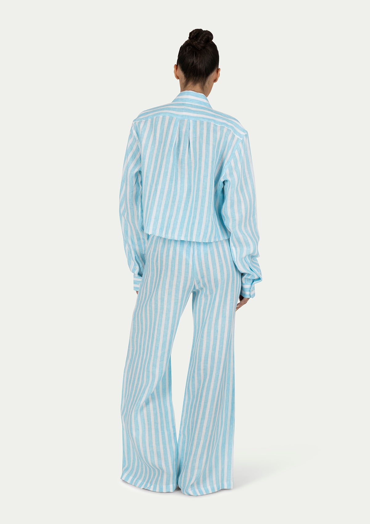 ПЛАЖНА РИЗА IDA STRIPED AQUA BLIE