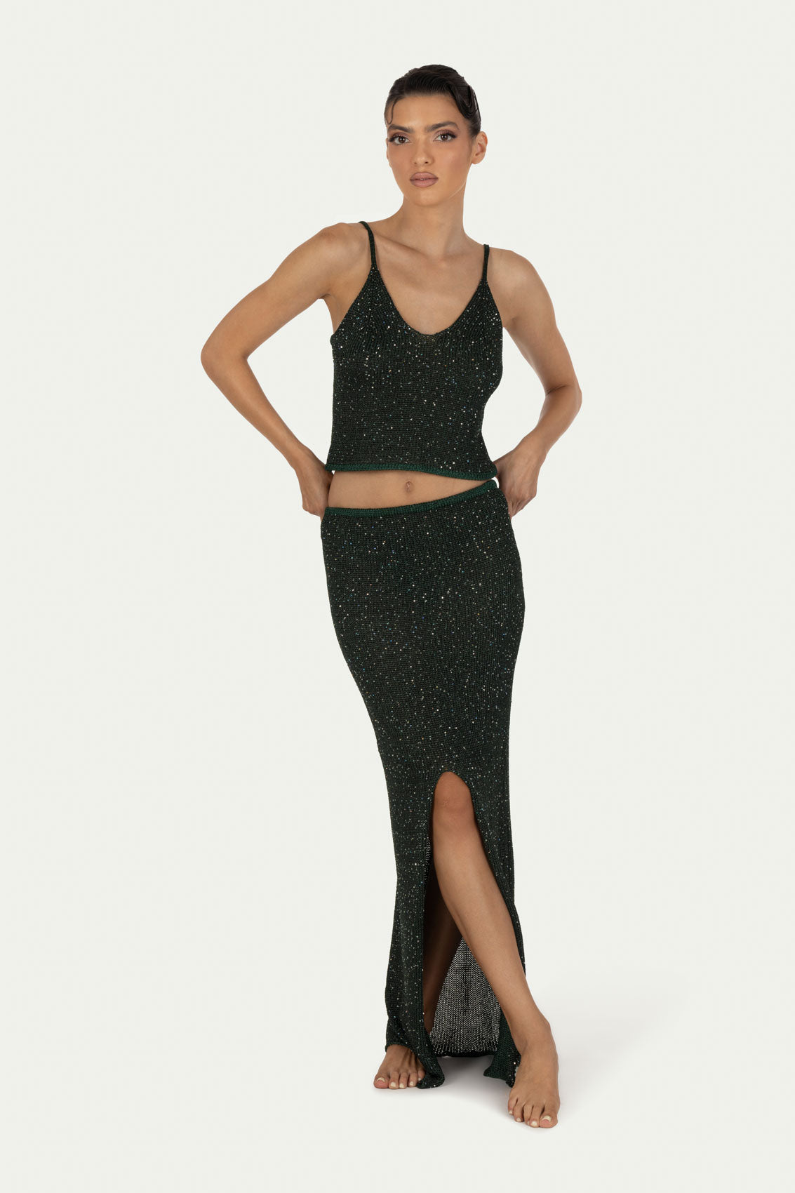 ПЛЕТЕН ТОП BRUNA MIDNIGHT