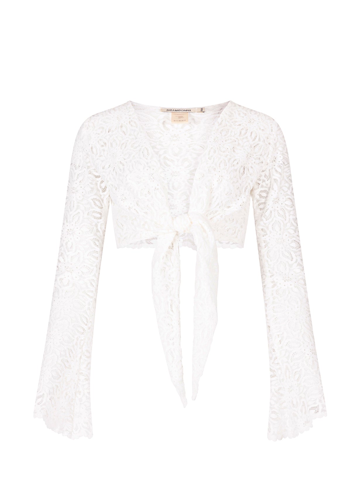 Плажна дантелена риза GIA WHITE LACE