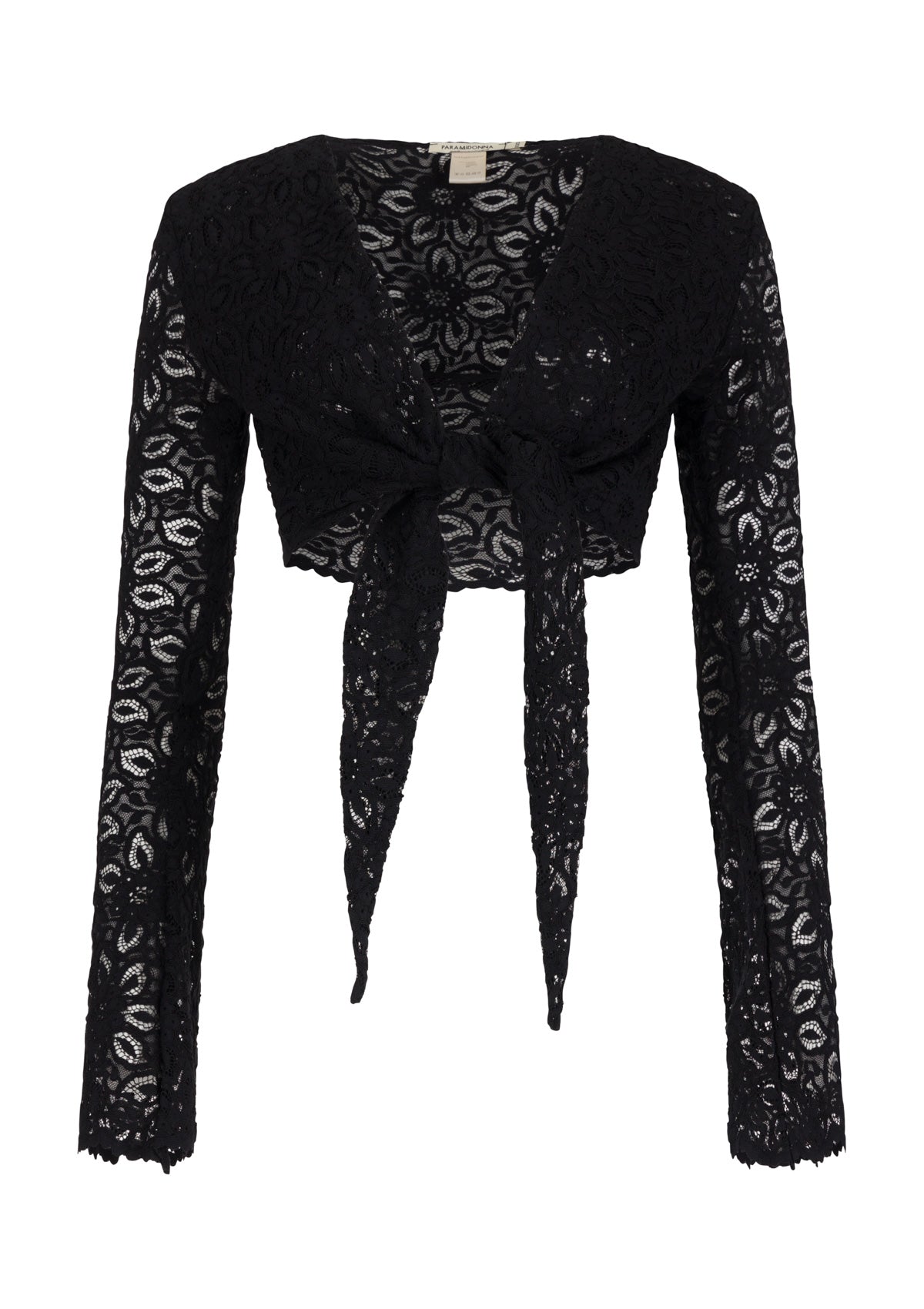 Плажна дантелена риза GIA BLACK LACE