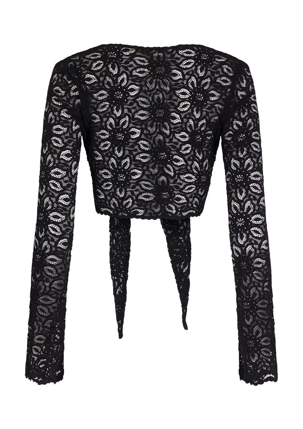 Плажна дантелена риза GIA BLACK LACE
