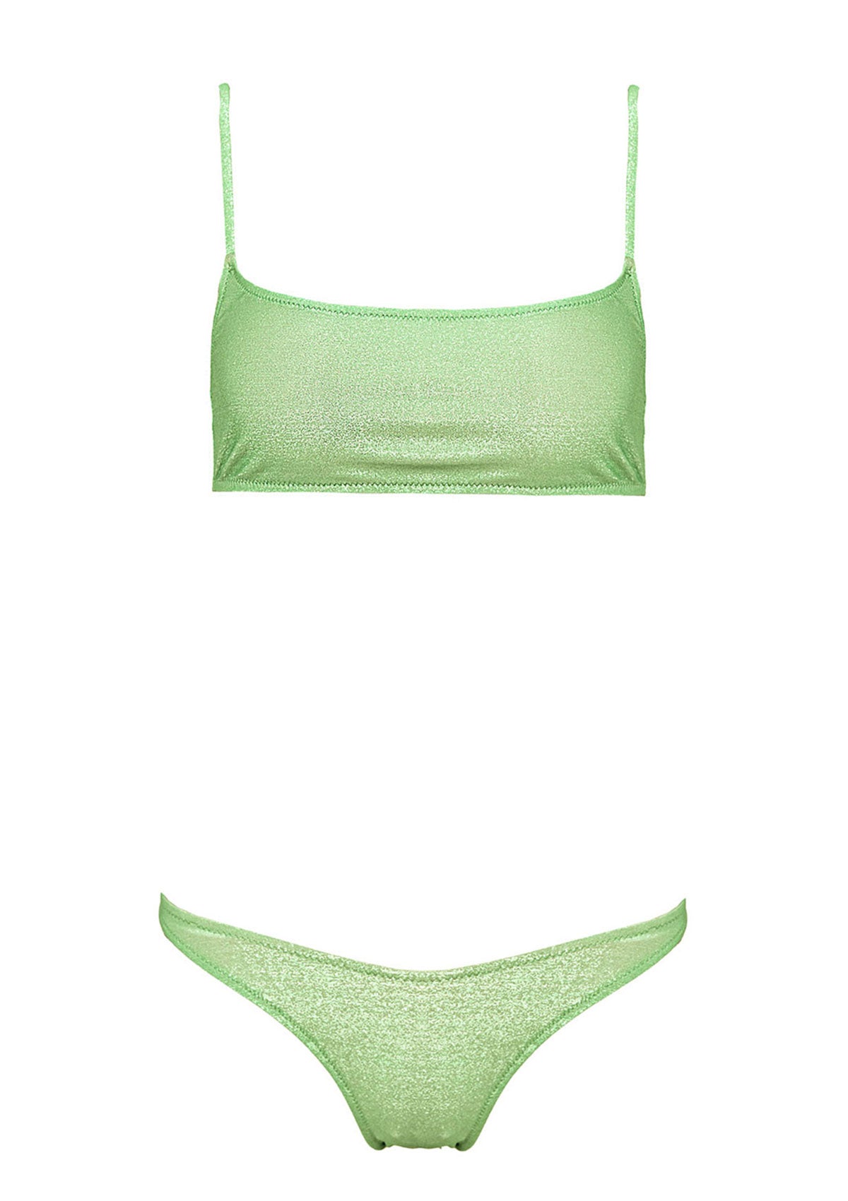 Половинки бански CHIARA GLITTER LIME