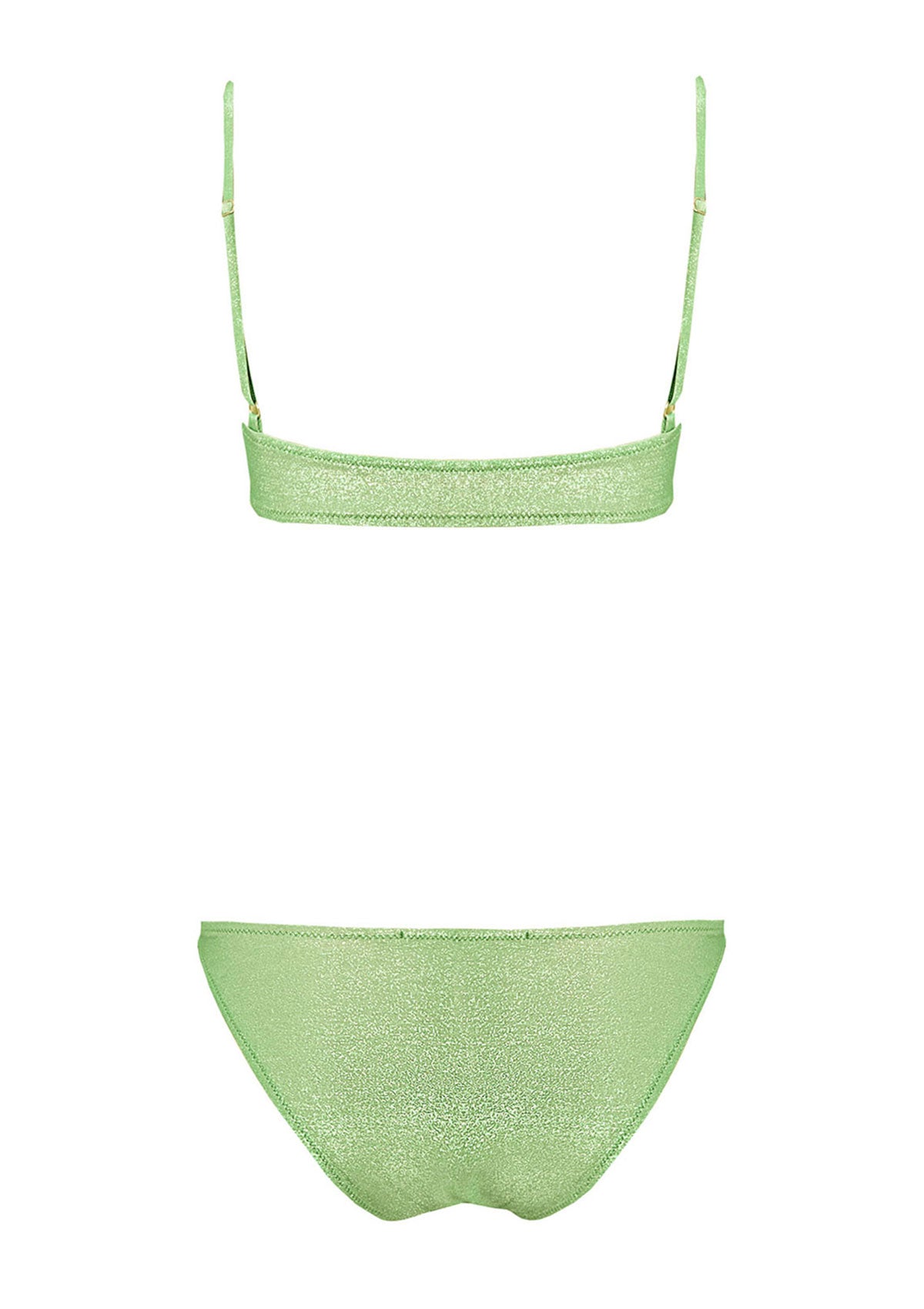 Половинки бански CHIARA GLITTER LIME