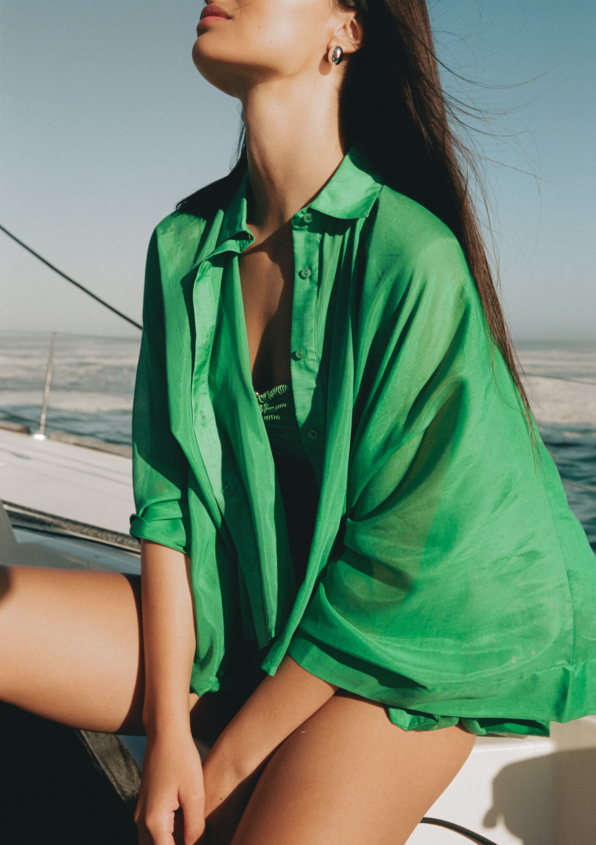 Плажно кимоно MARINA EMERALD