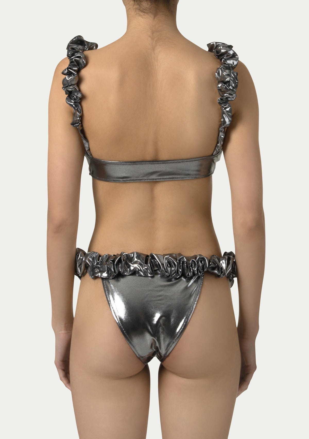 Половинки бански MIMI SILVER METALLIC на PARAMIDONNA