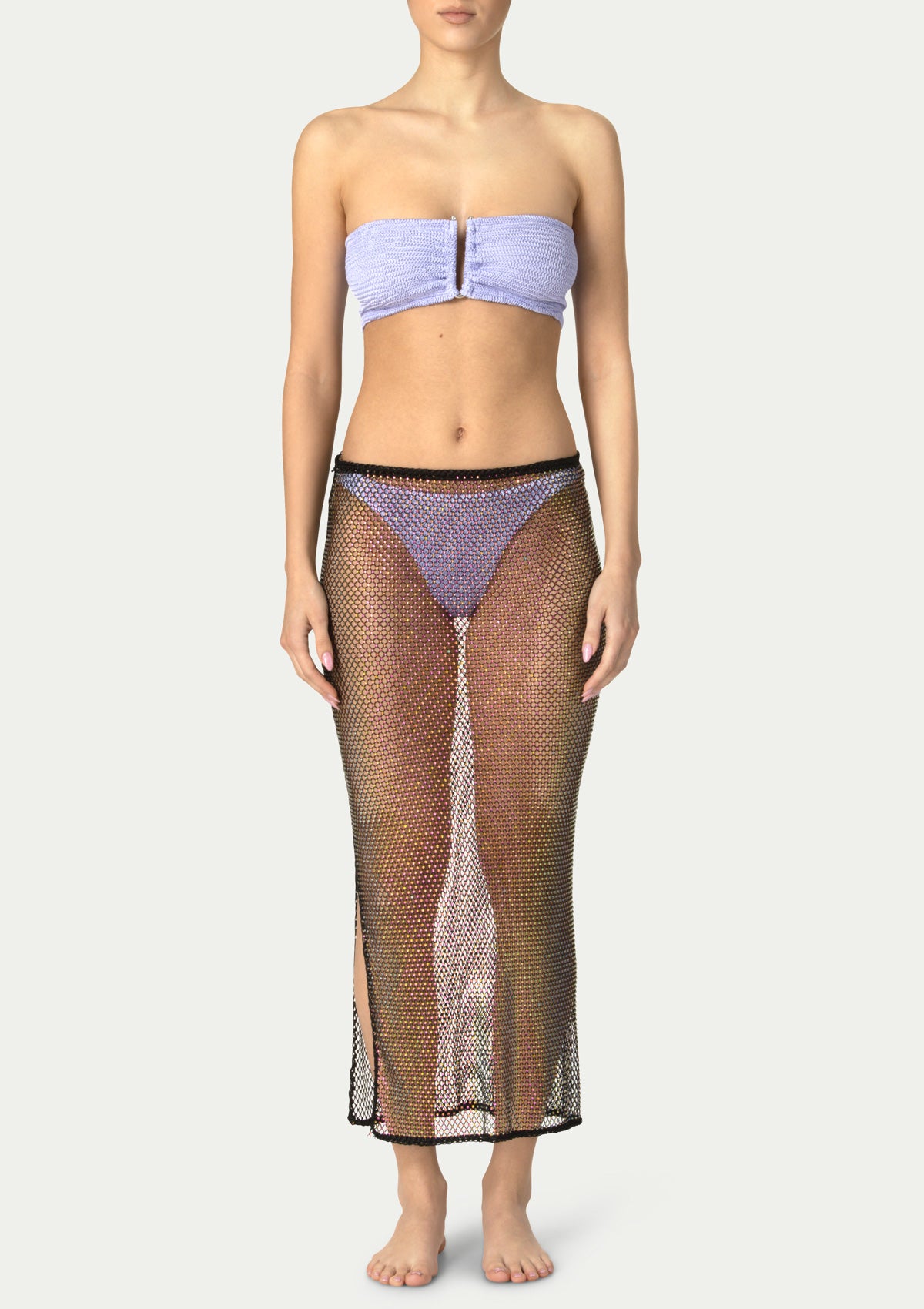 Crystal Skirt Grace в черно
