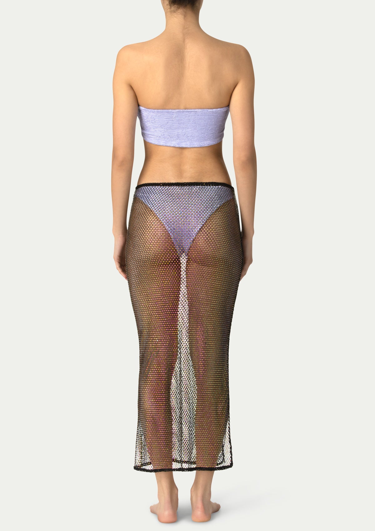 Crystal Skirt Grace в черно