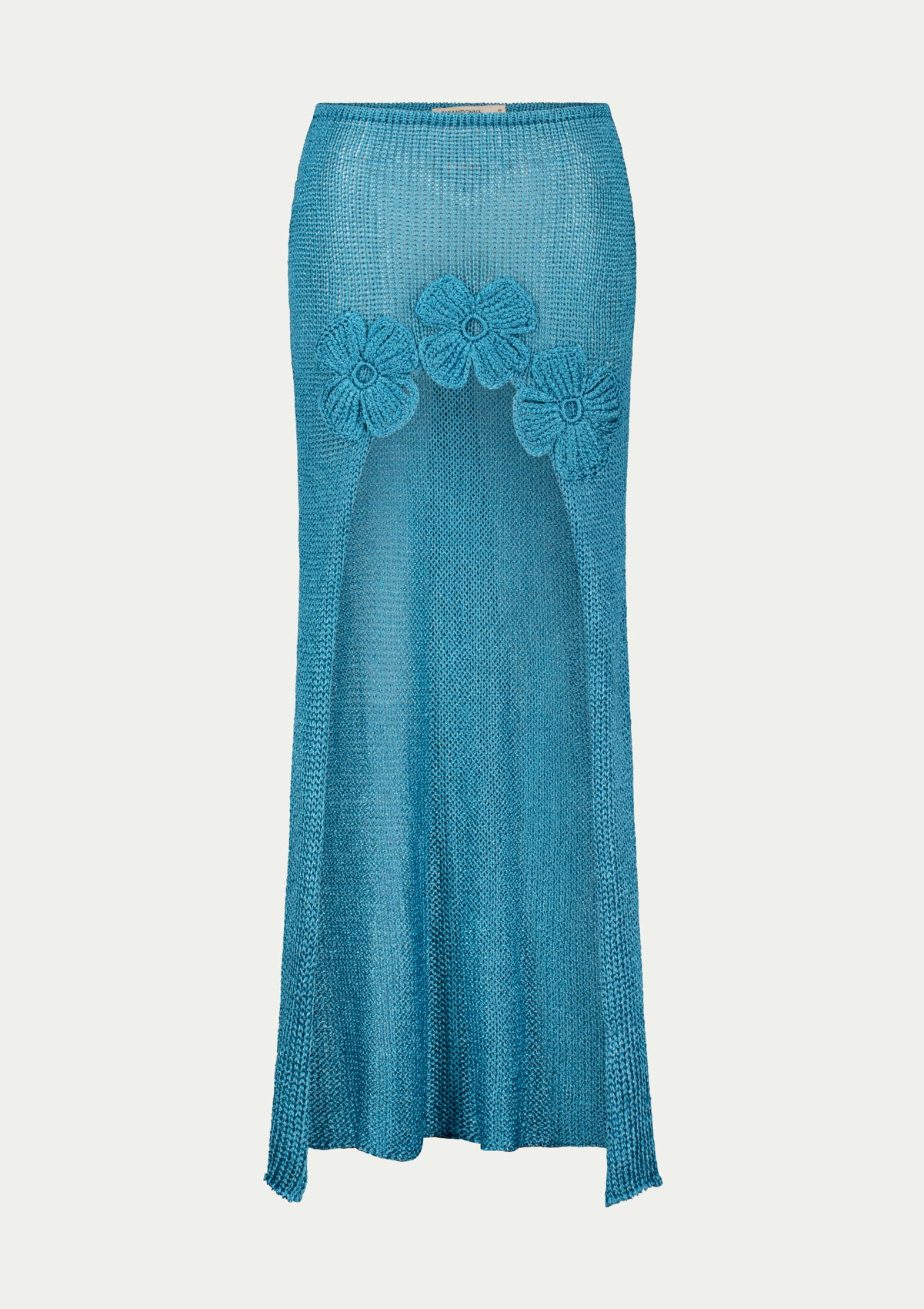 Ръчно плетена пола LEO TURQUOISE BLUE