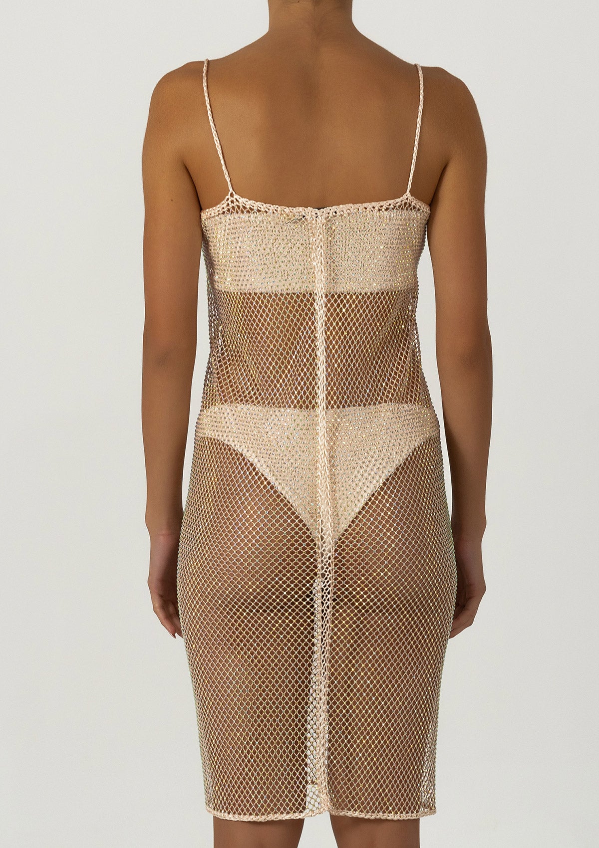 Crystal Dress Eva с ръчно наплитане