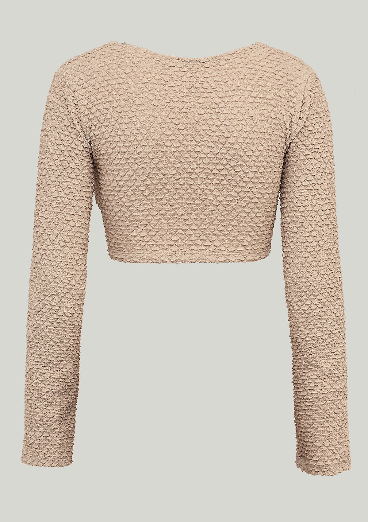 Кроп-топ REINA BUBBLE IVORY