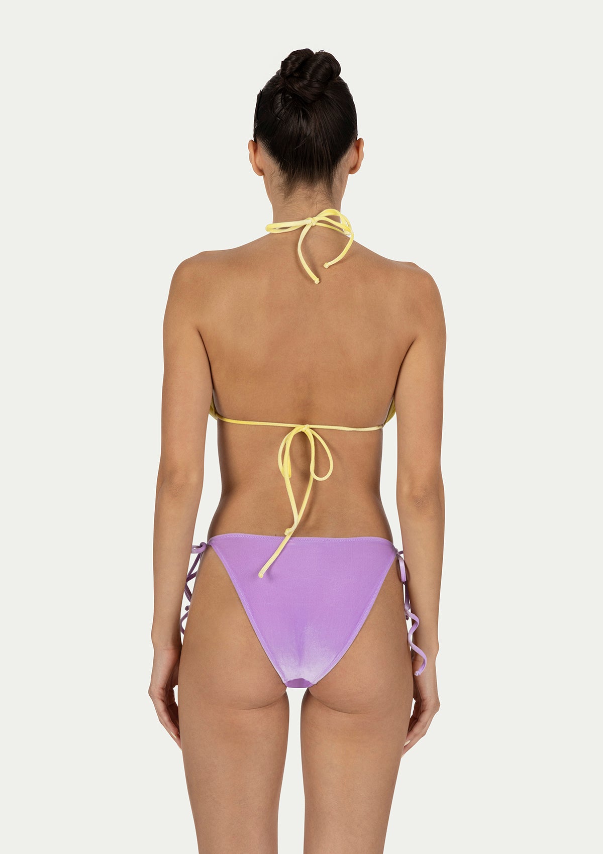 ПОЛОВИНКИ БАНСКИ KELLY VELVET VIOLET/LEMON