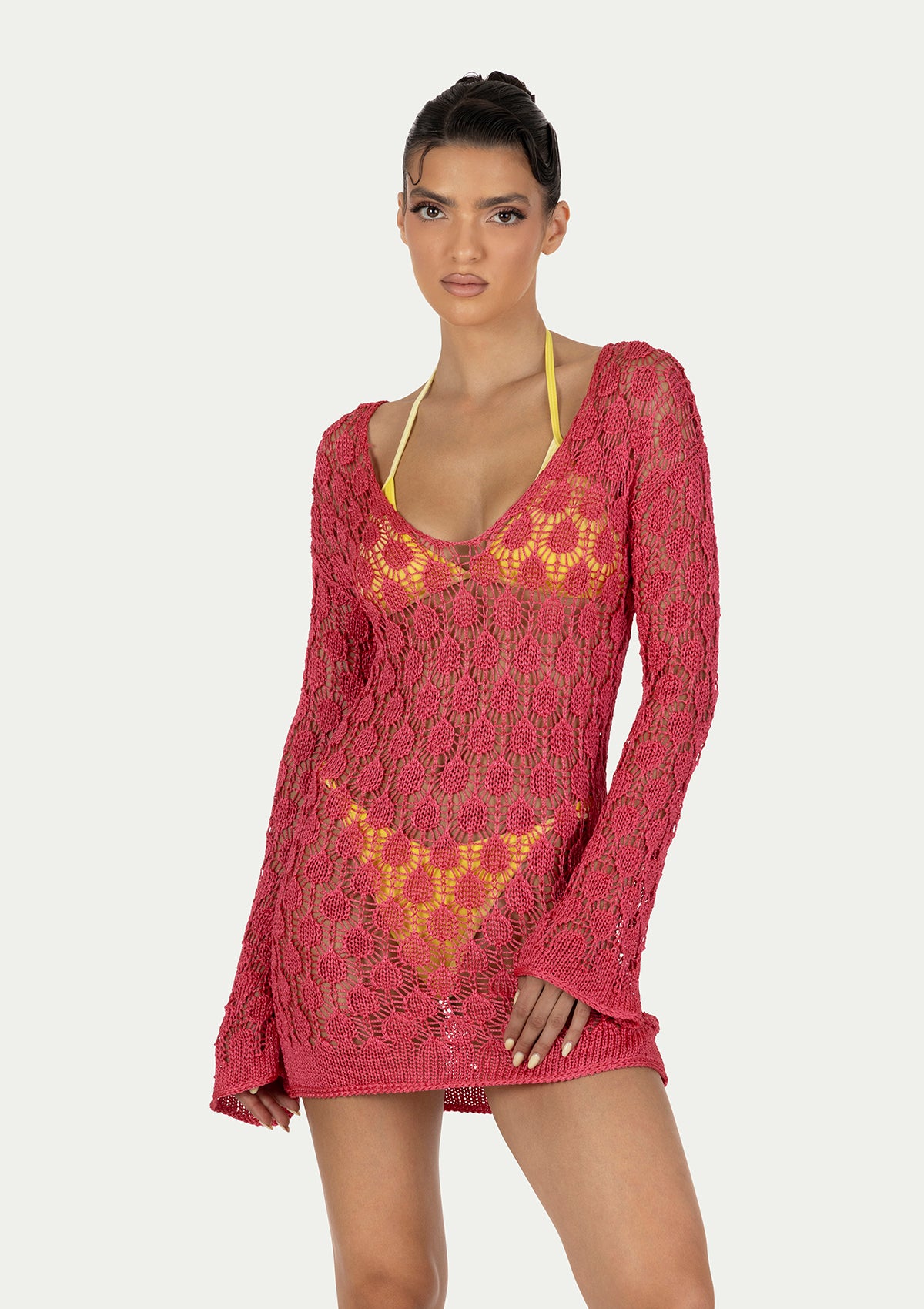 MIRA DRESS FUCHSIA