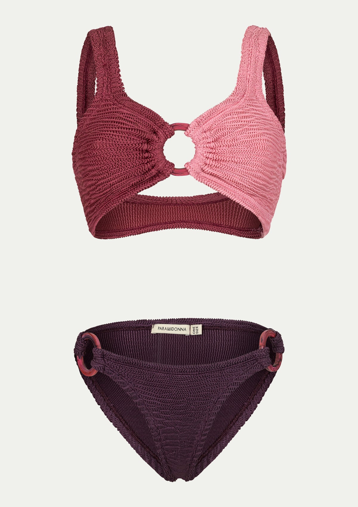 ПОЛОВИНКИ БАНСКИ KARI Pink wild rose/pomegranate/plum crinkle