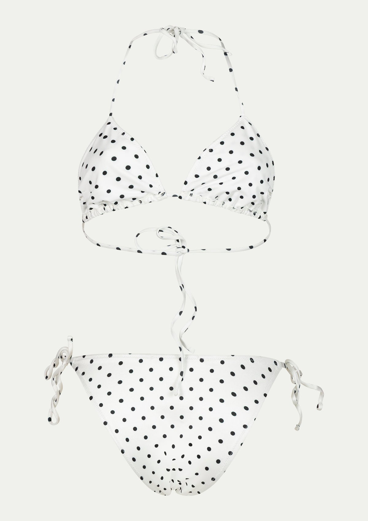 ПОЛОВИНКИ БАНСКИ KOURTNEY POLKA DOT WHITE