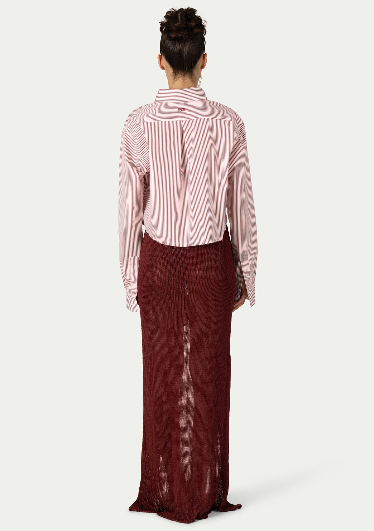 ПЛАЖНА РИЗА IDA STRIPED BURGUNDY