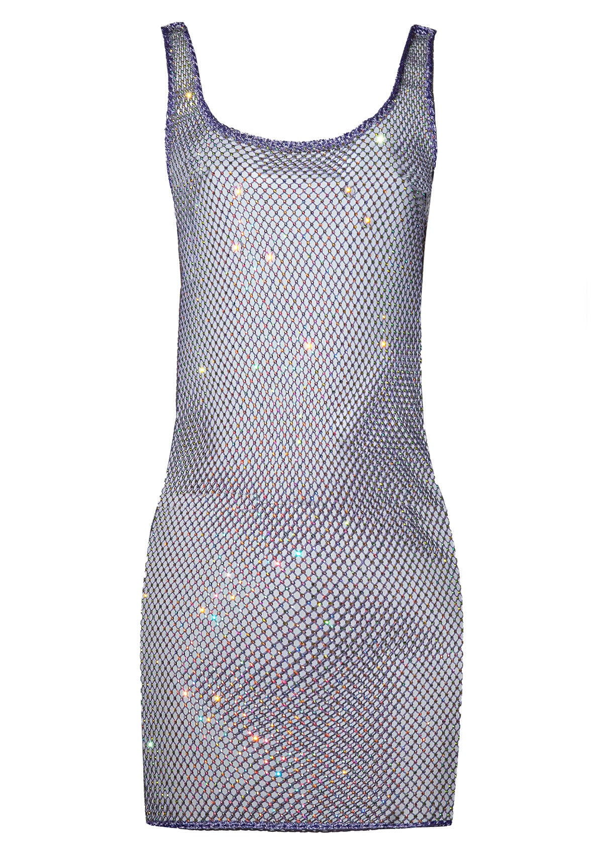 Crystal Dress Liu Lilac с ръчно наплитане