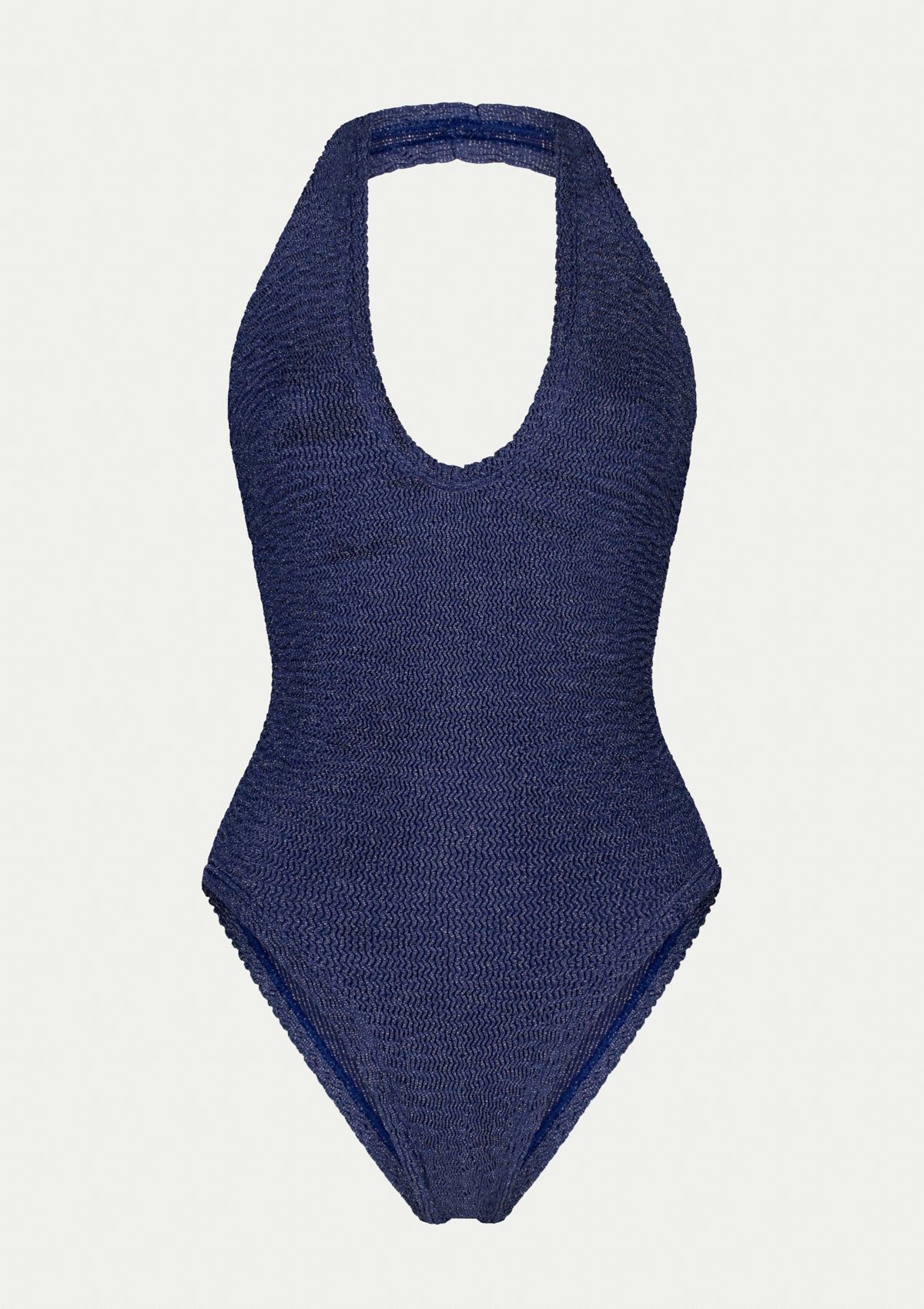 Цял бански JULIA NAVY LUREX