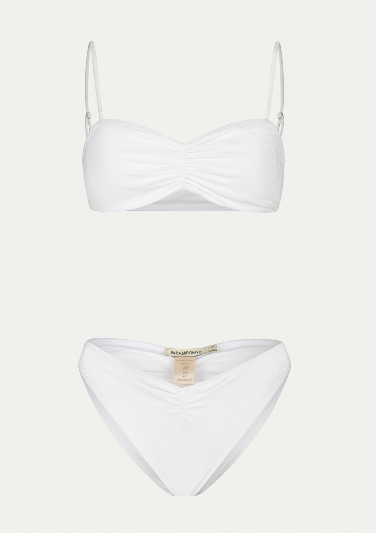 Половинки бански CHIARA VELVET WHITE