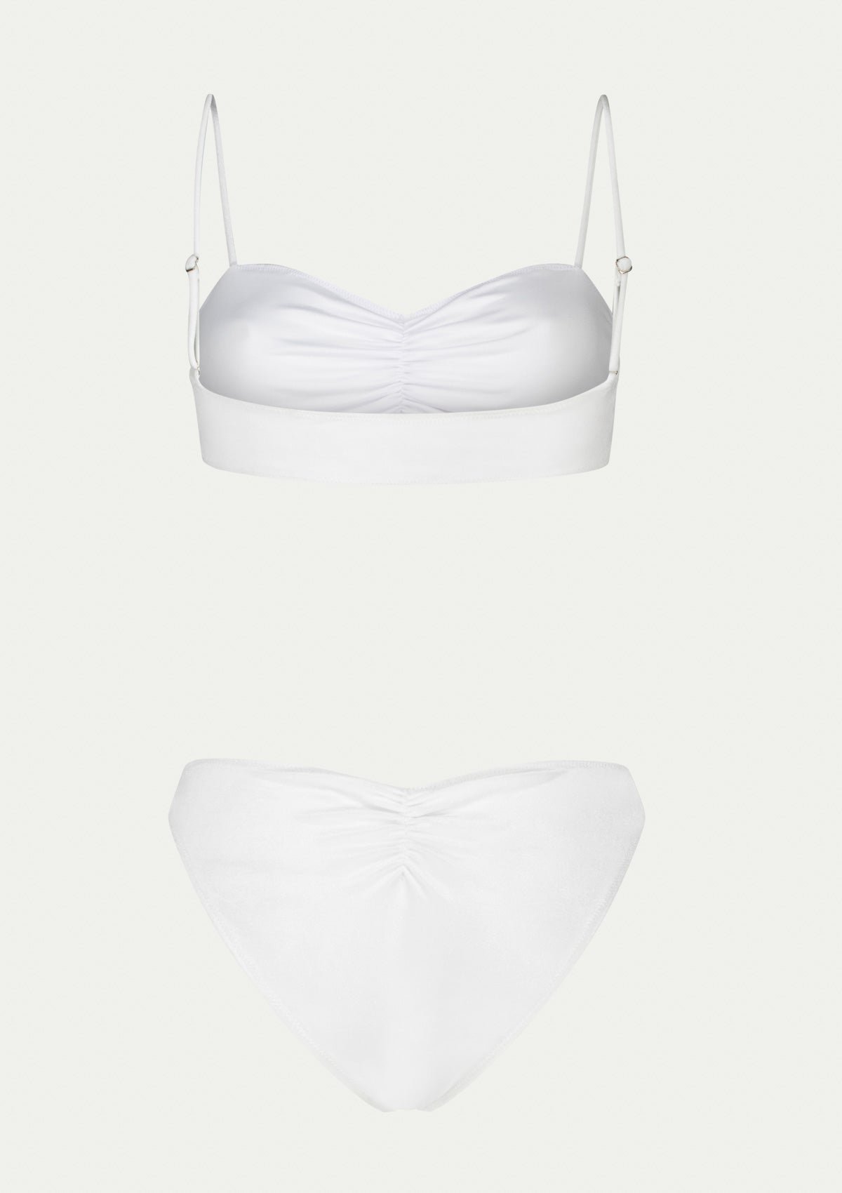 Половинки бански CHIARA VELVET WHITE