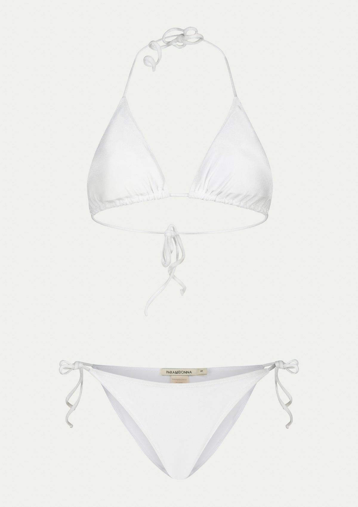 Половинки бански KELLY VELVET WHITE