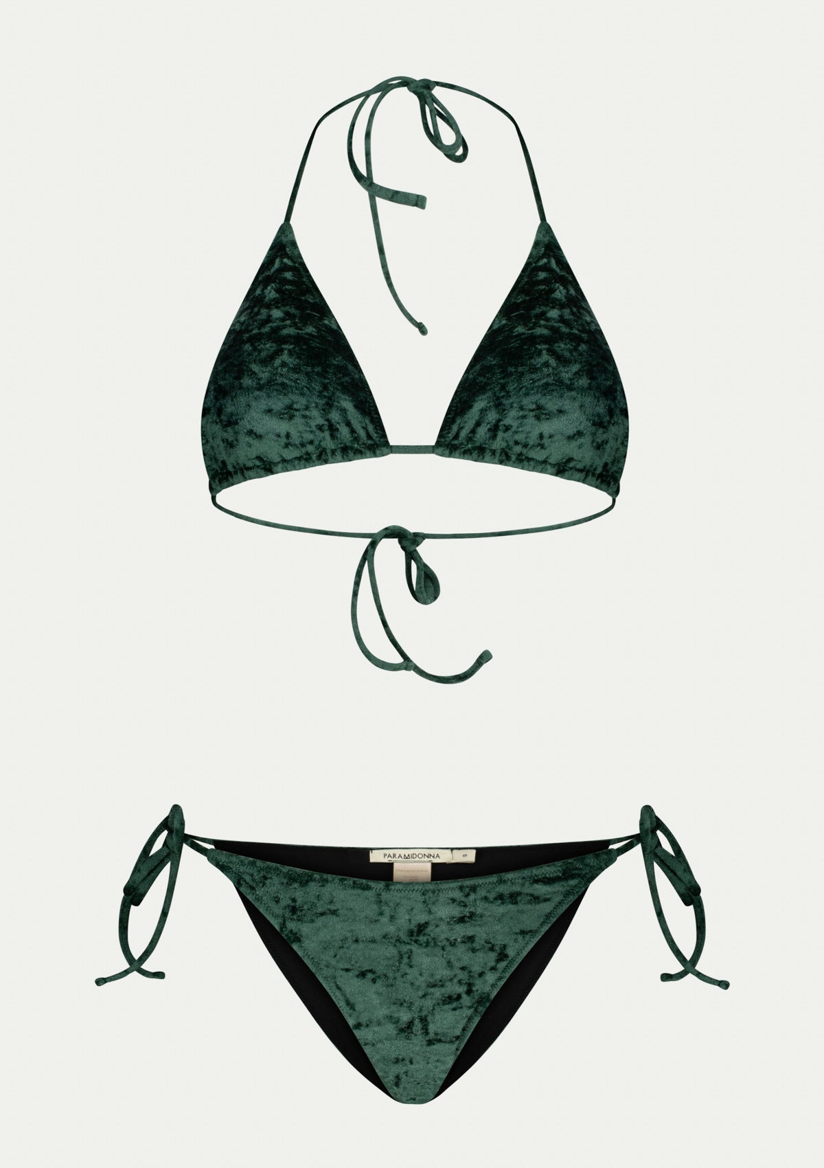 Половинки бански KELLY VELVET EMERALD GREEN