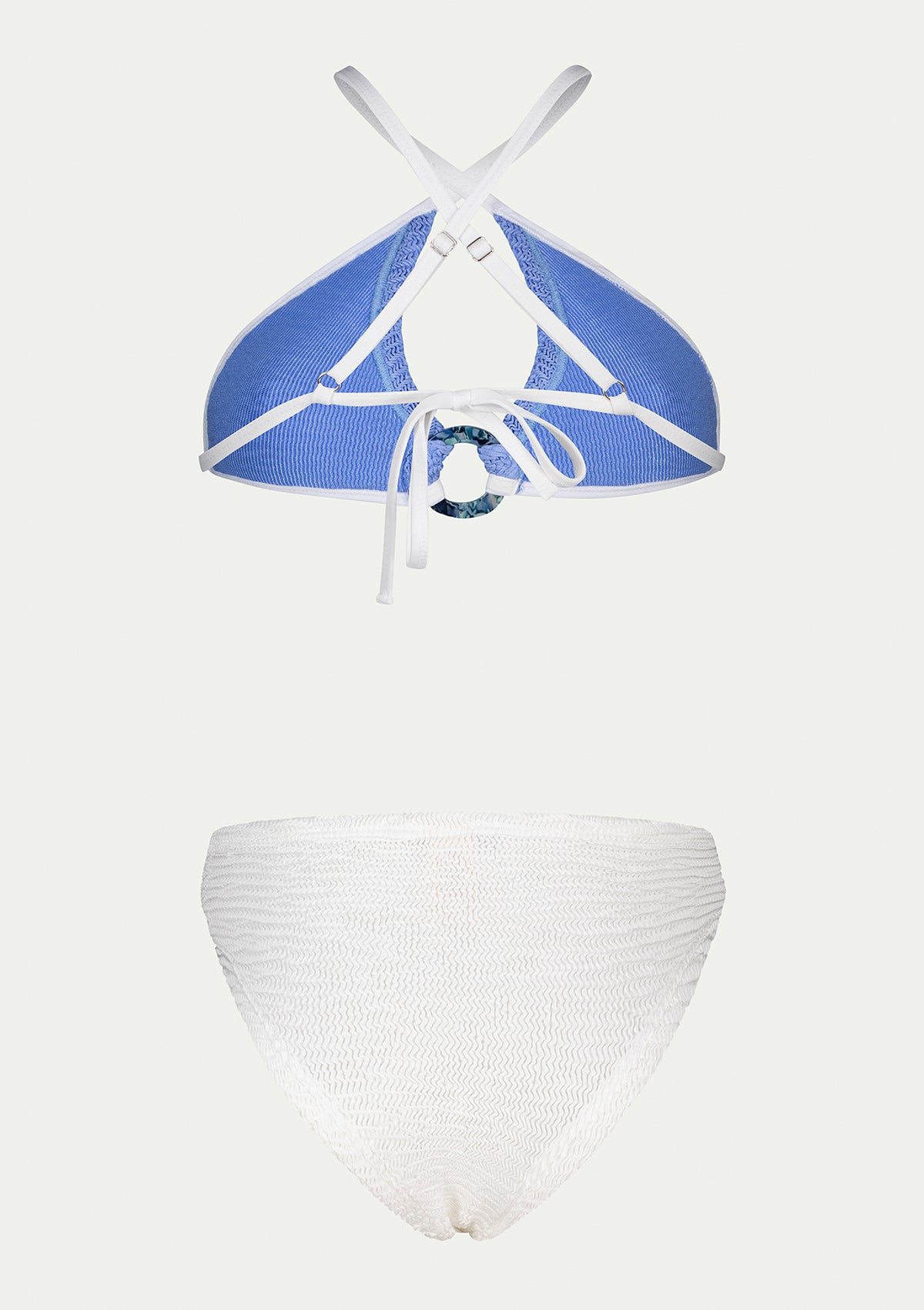 ПОЛОВИНКИ БАНСКИ BENNY BLUE JEAN/WHITE