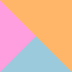 ПОЛОВИНКИ БАНСКИ KARI FLAMINGO/PEACH/AQUA BLUE