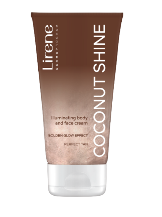 LIRENE PERFECT TAN КРЕМ ЗА ТЯЛО И ЛИЦЕ COCONUT SHINE