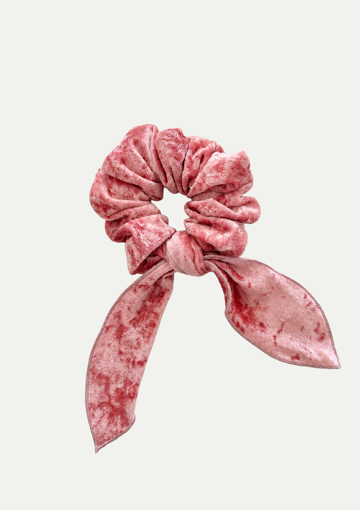 АКСЕСОАР ЗА КОСА Salmon pink velvet