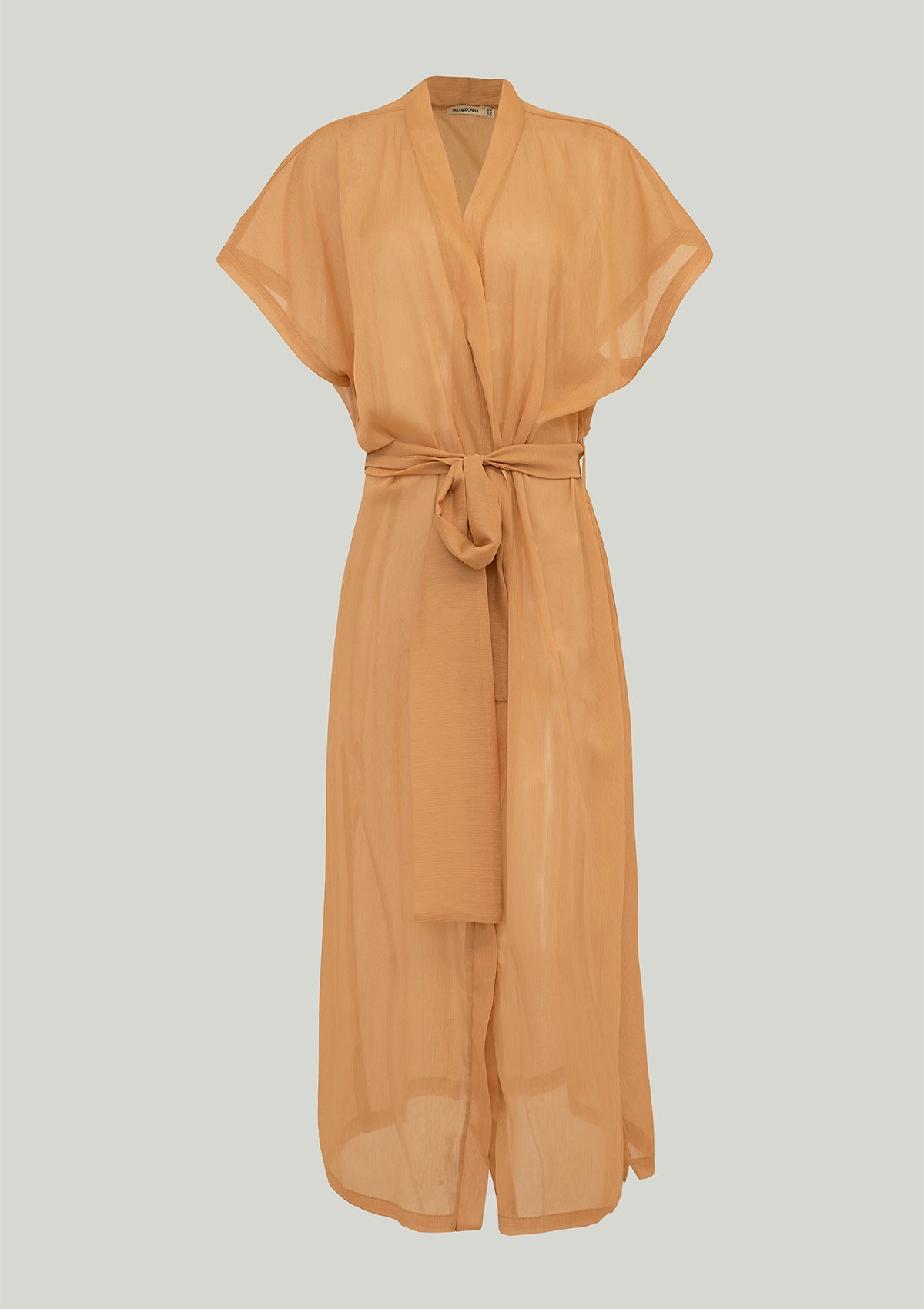 Дълъг плажен халат ARIA CARAMEL